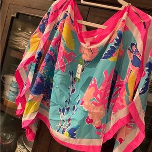Lilly Pulitzer Shorely Blue Dive Top